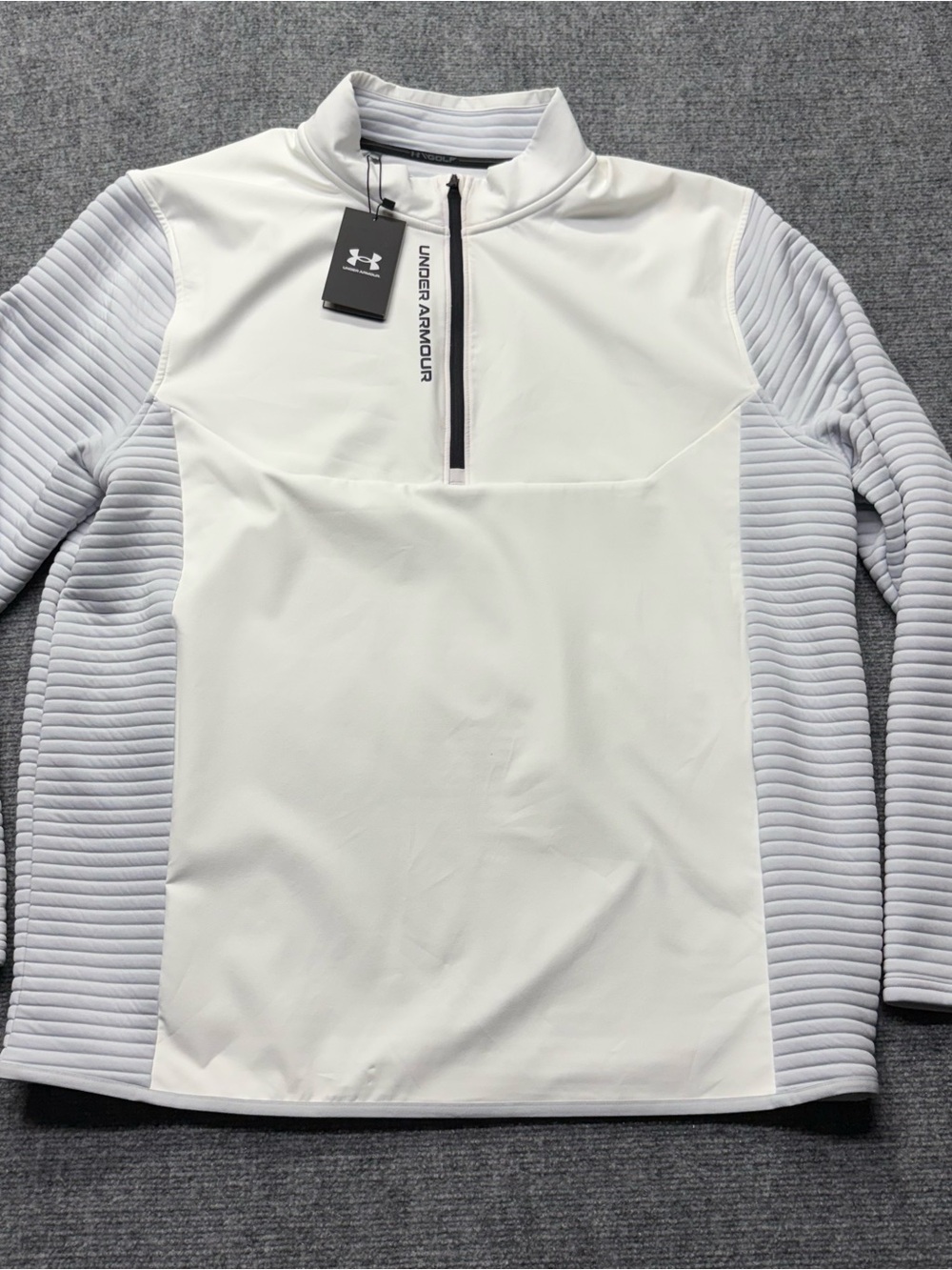 Under Armour Storm 1/4 Zip Golf Pullover Mens XXL Gray Evolution Daytona HZ NEW